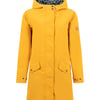 Weird Fish Delara Waterproof Jacket Mustard Size 8