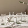 nkuku Yala Hammered Highball Set Of 4 | Glassware | Clear