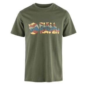 Fjallraven Multicolor Logo T-shirt Laurel Green
