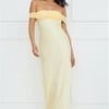 Daisy Darling Strapless Maxi Dress Yellow
