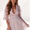 Birds Fly High Dress Pink