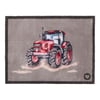 Red Farmyard Tractor Washable Doormat - 65x85cm
