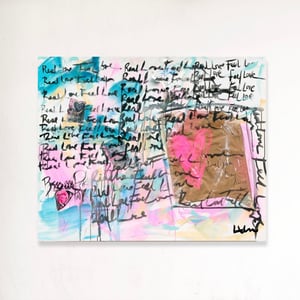 Love Inside Out Original Painting by Kerri Rosenthal