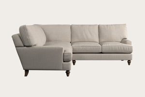 nkuku Marri Large Corner Sofa | Make To Order | Brera Linen Natural | No Colour