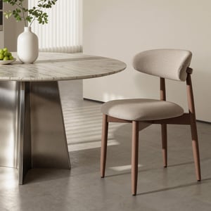 COLAMY NOYA Mid-Century Modern Upholstered Dining Chair - Camel / Set of 10 ($72/pc)