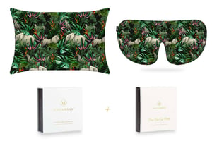 Jungle Pure Silk Sleep Gift Set - Super King Pillowcase