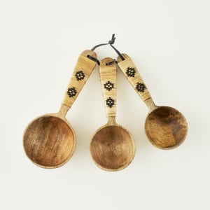 Varna Mango Wood Measuring Spoon Set