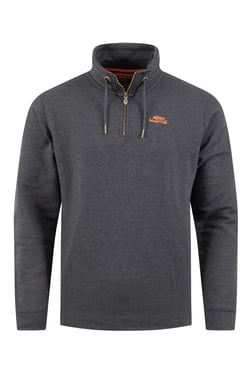 Weird Fish Brampton Branded 1/4 Zip Sweatshirt Black Size 4XL