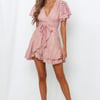 Darling Days Dress Blush Beige