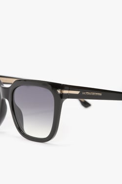 Victoria Beckham Oversized Acetate Sunglasses in Black - ONE SIZE - Womens