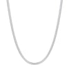 Snake Chain Necklace Silver
