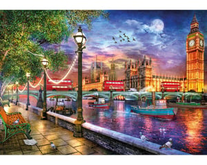 Evening Sunset At Parliament, London_N