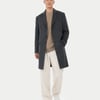 Classic Single Breasted Coat - M / Gray / MC01-75