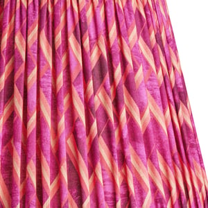 35cm straight empire shade in pink herringbone by Matthew Williamson