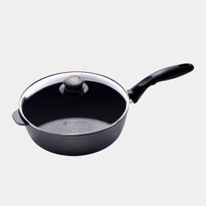 HD Nonstick Saute Pan with Glass Lid - Induction - 3.2 qt