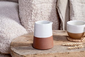 nkuku Mali Slanting Jug | Serveware | One Size | White