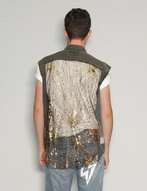 Party Back Denim Vest