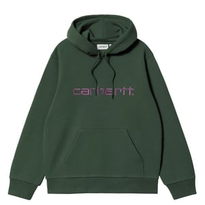 Carhartt WIP Hooded Carhartt Sweat Sycamore Tree / Phlox