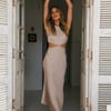 Kick It Midi Dress Beige