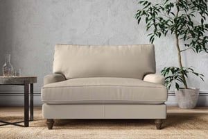 nkuku Marri Love Seat | Make To Order | Recycled Cotton Stone | No Colour