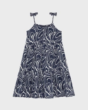 Vilebrequin - Girls Cotton Dress Orcas - Dress - Gamy - Blue - Size 12
