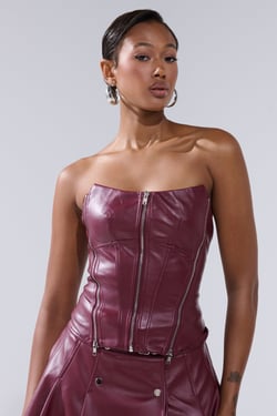 AKIRA Feeling The Energy Corset Top | Size XL