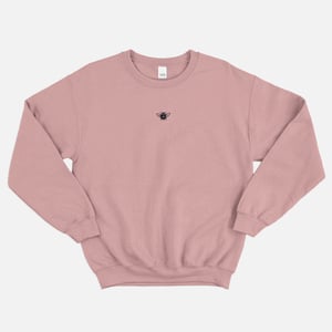 Tiny Embroidered Bumble Bee Sweatshirt (Unisex)