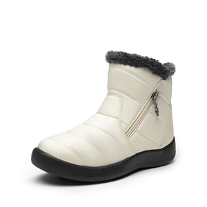 DREAM PAIRS Women   s Warm Splash Proof Snow Boots