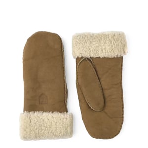 Hestra Womens Sheepskin Mitt Beige