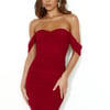 Seen Here Mesh Mini Dress Wine
