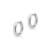 Diamond Crystal Huggie Earrings