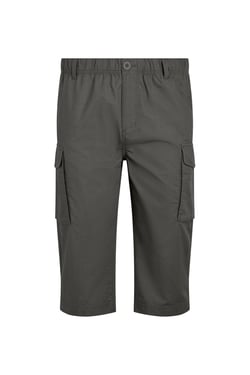 Weird Fish Summersville 3/4 Length Ripstop Cargo Trousers Dark Grey Size 30