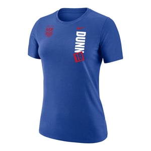 Women's Nike USWNT Vertical Dunn Royal Tee / XL