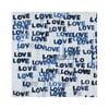 Love Letters Blues Fabric