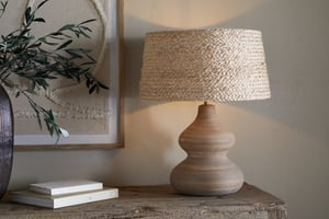 nkuku Dalat Ceramic Table Lamp Base | Lamps | One Size | Natural