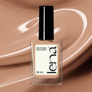 LENA Breathable & Water-Permeable Halal Nail Polish - Flawless Make Up - LE90