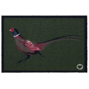 Pheasant Green Outdoor Doormat - 60x80cm