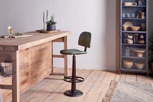 nkuku Narwana Bar Chair | Seating | One Size | Rich Green