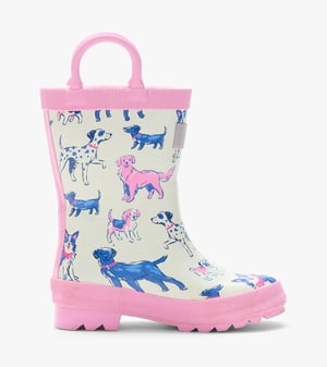 Toddler Girls Little Pups Rain Boots