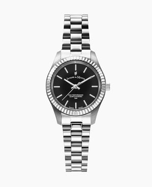 Inspiration Prime 26mm Three-hands Silver-tone Black dial Stainless steel swiss watch - 26 mm