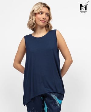 Marina Womens Jersey Relaxed Vest - 28