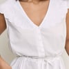 White Frill Broderie Collar Simon Top