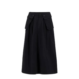 Barbour Womens Imelda Midi Skirt Black