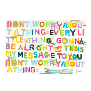 My Message To You Horizontal Art Print