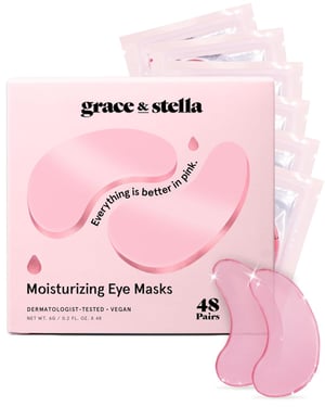Moisturizing Pink eye masks - 48 Pairs