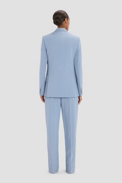 Victoria Beckham Tailored Jacket In Ocean Mist - 14 - Womens