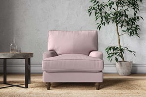nkuku Marri Armchair | Make To Order | Recycled Cotton Lavender | No Colour