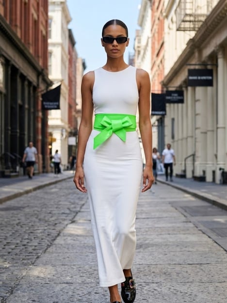 WOMEN'S BELT DUMBO Neon Color Kimono New Collection BYMANYC ® New York