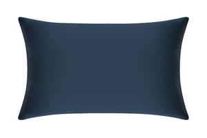Midnight Blue Pure Silk Pillowcase - Super King / Without