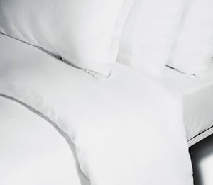 Heritage Linen Duvet Set - King/Cal. King / Essential White